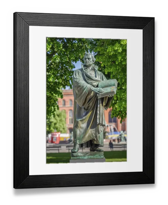 Framed Print : Monument, Martin Luther, Spandauer Strasse