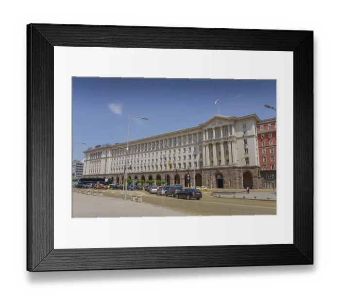 Framed Print : Sofia, Council of Ministers Building
