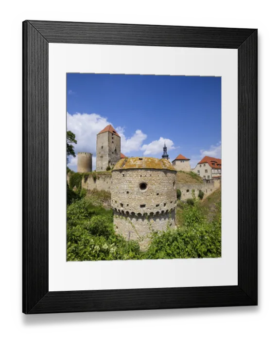 Framed Print : Querfurt Castle is located in the town of Querfurt in Saalekreis