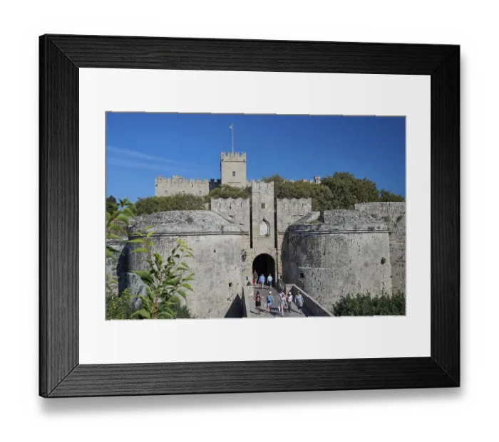 Framed Print : Emery d Amboise gate, Rhodes city walls Framed Print : Emery d Amboise gate, Rhodes city walls