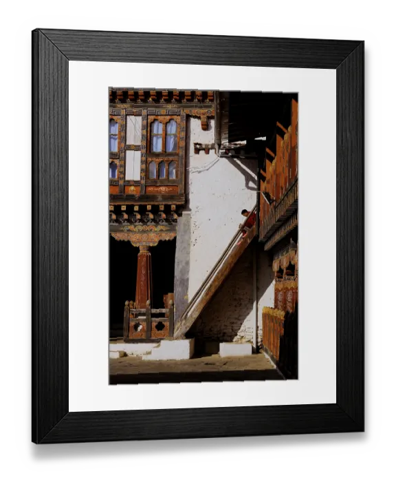 Framed Print : Trongsa Dzong, Trongsa, Trongsa District