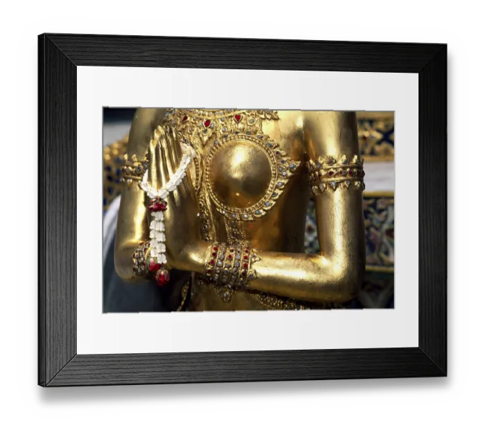 Framed Print : Wat Phra Kaew, temple, Bangkok, Thailand, Asia