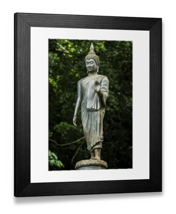 Framed Print : Buddha statue, arts and crafts