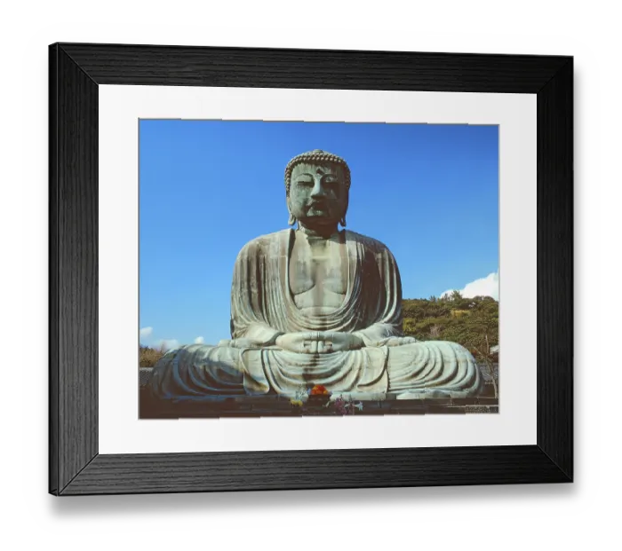 Framed Print : The Great Buddha, Kamakura, Japan, Asia