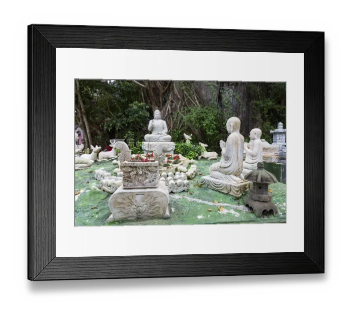 Framed Print : Statue of Buddha, Marble Mountains Framed Print : Statue of Buddha, Marble Mountains