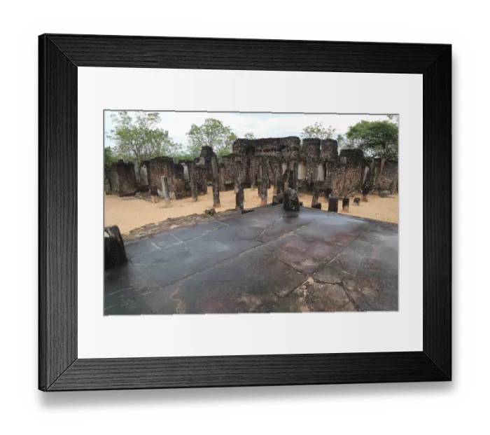 Framed Print : UNESCO World Heritage Site, ancient city Polonnaruwa Framed Print : UNESCO World Heritage Site, ancient city Polonnaruwa