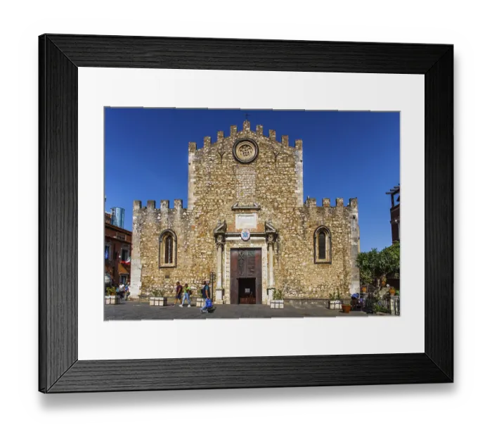 Framed Print : St Nicolas Cathedral, Duomo di Taormina Framed Print : St Nicolas Cathedral, Duomo di Taormina