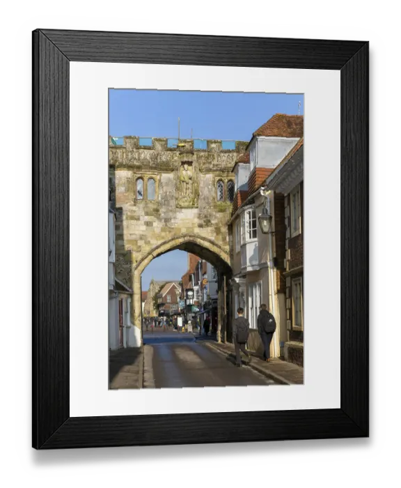 Framed Print : High Street Gate original gateway to the cathedral close Framed Print : High Street Gate original gateway to the cathedral close