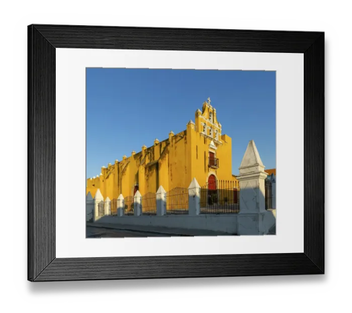 Framed Print : Church Templo del Dulce Nombre de Jesus