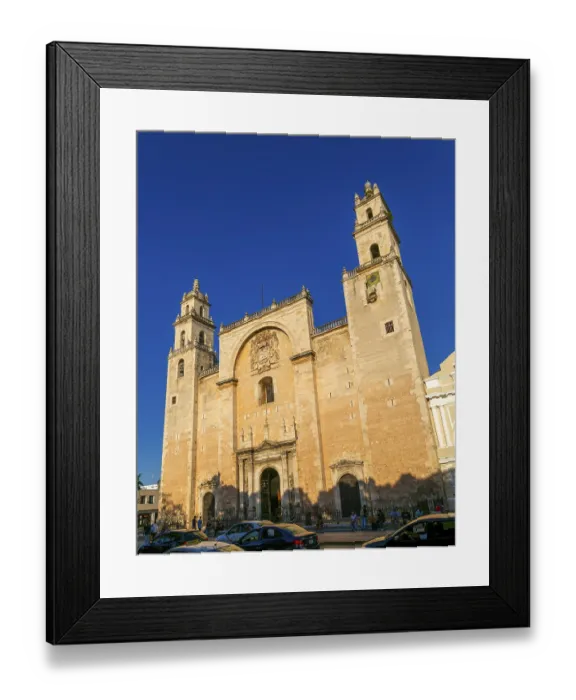 Framed Print : Cathedral church of San Ildefonso Framed Print : Cathedral church of San Ildefonso