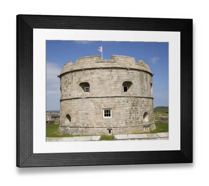 Framed Print : Historic buildings at Pendennis Castle