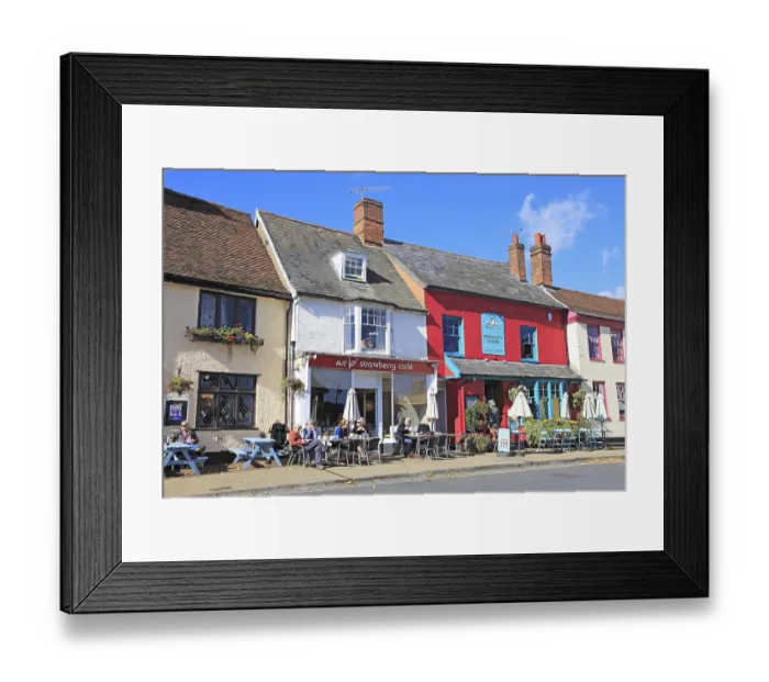 Framed Print : Wild Strawberry cafe and the Galley restaurant Framed Print : Wild Strawberry cafe and the Galley restaurant