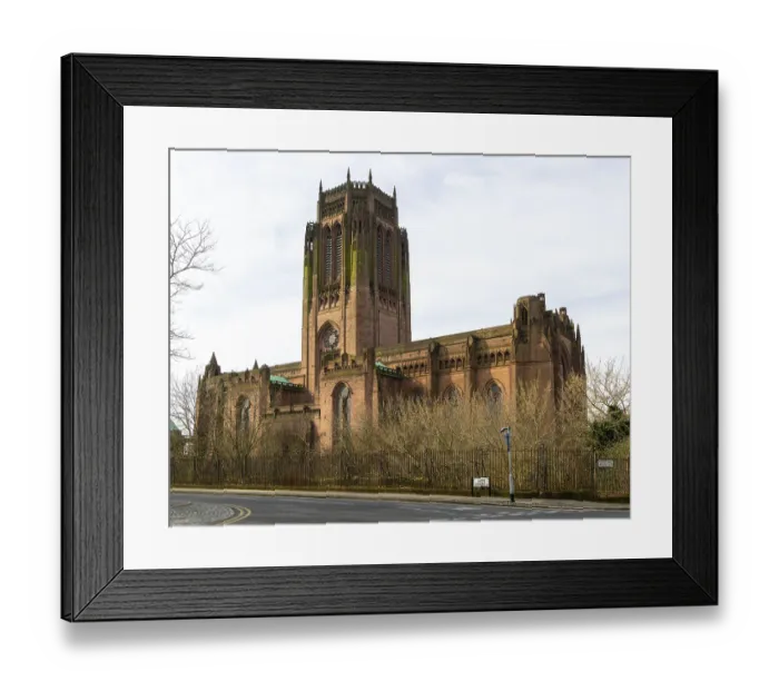 Framed Print : Anglican Cathedral Church of Christ in Liverpool
