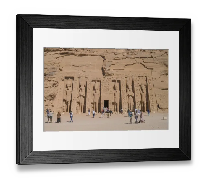 Framed Print : Hathor Temple of Nefertari, Rock Temple Abu Simbel Framed Print : Hathor Temple of Nefertari, Rock Temple Abu Simbel