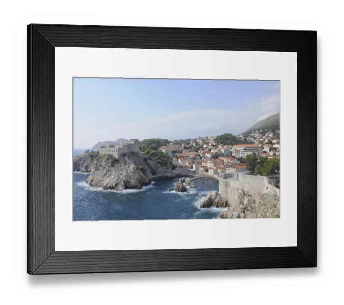 Framed Print : Lovrijenac fortress, Dubrovnik, Croatia, Europe Framed Print : Lovrijenac fortress, Dubrovnik, Croatia, Europe
