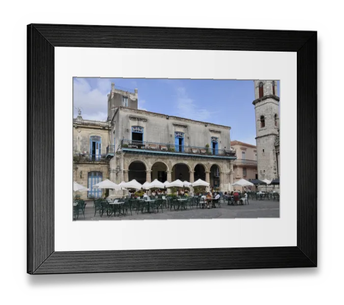 Framed Print : Plaza de la Catedral square in Havana Framed Print : Plaza de la Catedral square in Havana
