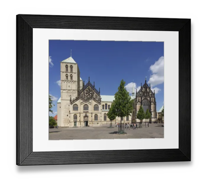 Framed Print : St.Paulus-Dom, Cathedral Square