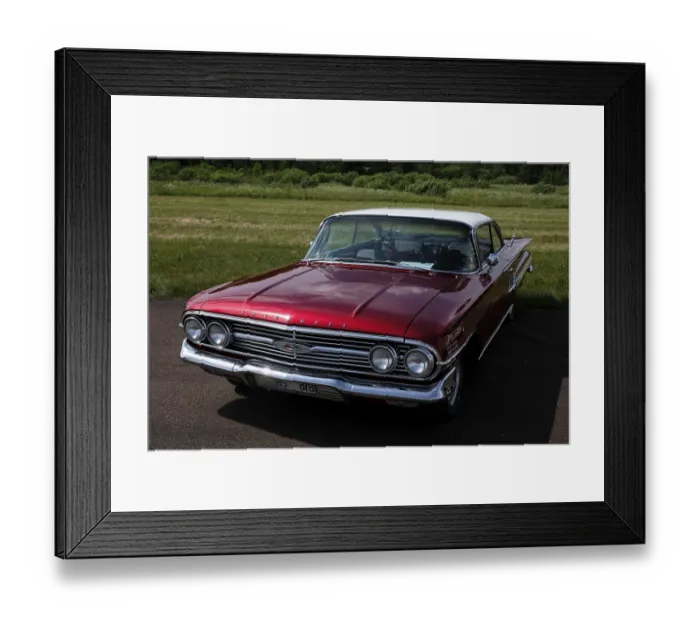 Framed Print : American classic car, Chevrolet Impala from 1960 Framed Print : American classic car, Chevrolet Impala from 1960