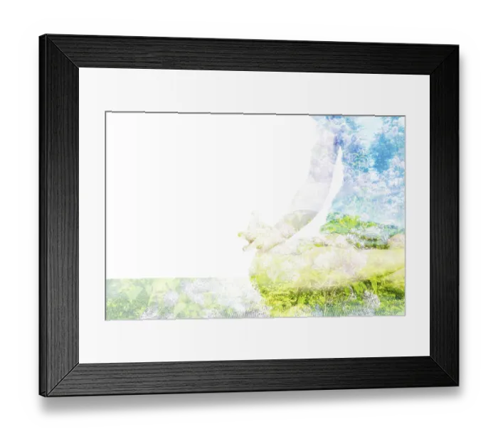 Framed Print : Nature harmony healthy lifestyle concept