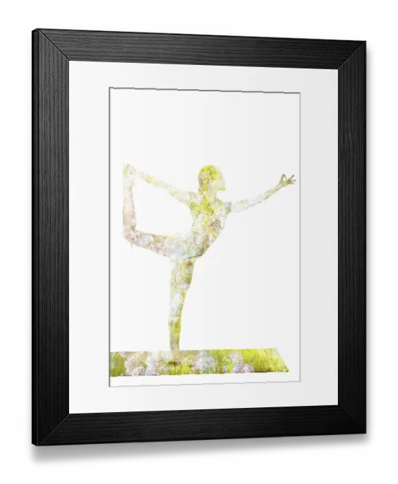 Framed Print : Nature harmony healthy lifestyle concept