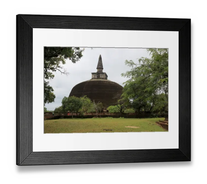 Framed Print : Rankot Vihara stupa UNESCO World Heritage Site