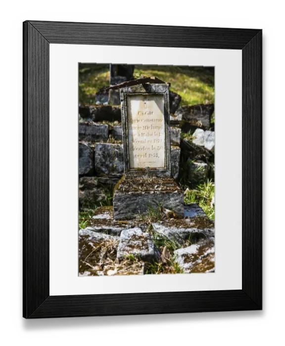 Framed Print : Historic Bel Air Cemetery, although already badly dilapidated Framed Print : Historic Bel Air Cemetery, although already badly dilapidated