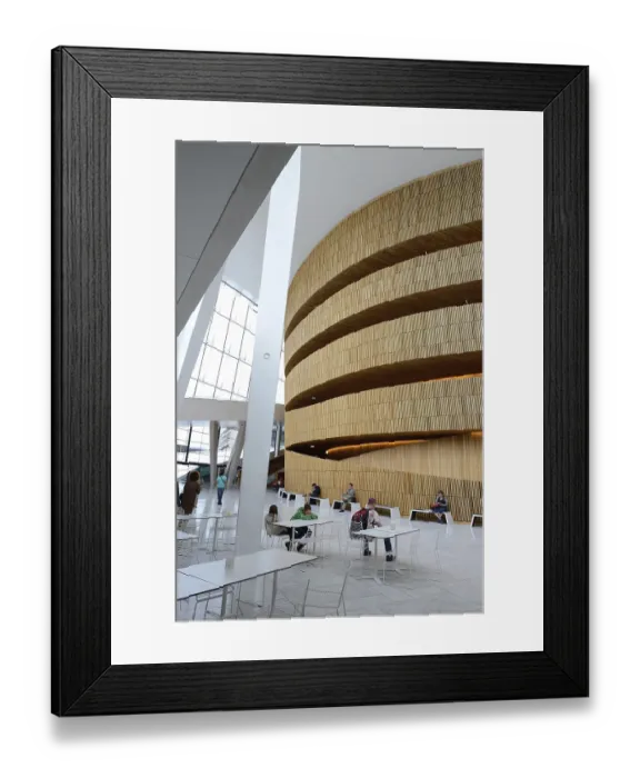 Framed Print : New Opera House, interior, Oslo, Norway, Europe Framed Print : New Opera House, interior, Oslo, Norway, Europe