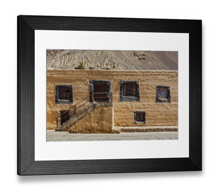 Framed Print : Tabo monastery of Tibetan Buddhist Gelug sect Framed Print : Tabo monastery of Tibetan Buddhist Gelug sect