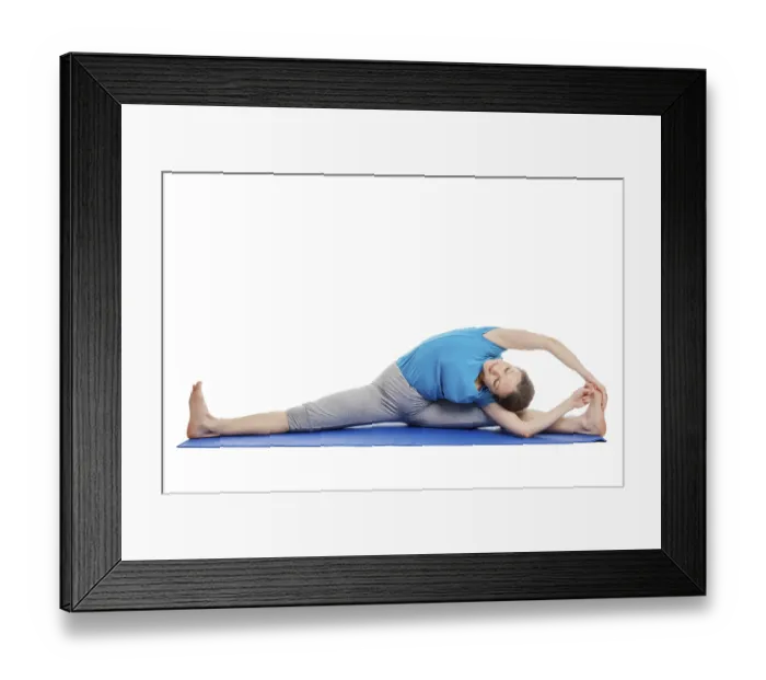 Framed Print : Yoga, young beautiful slender woman yoga instructor doing Revolved Wide Seated Forward Bend Pose Framed Print : Yoga, young beautiful slender woman yoga instructor doing Revolved Wide Seated Forward Bend Pose
