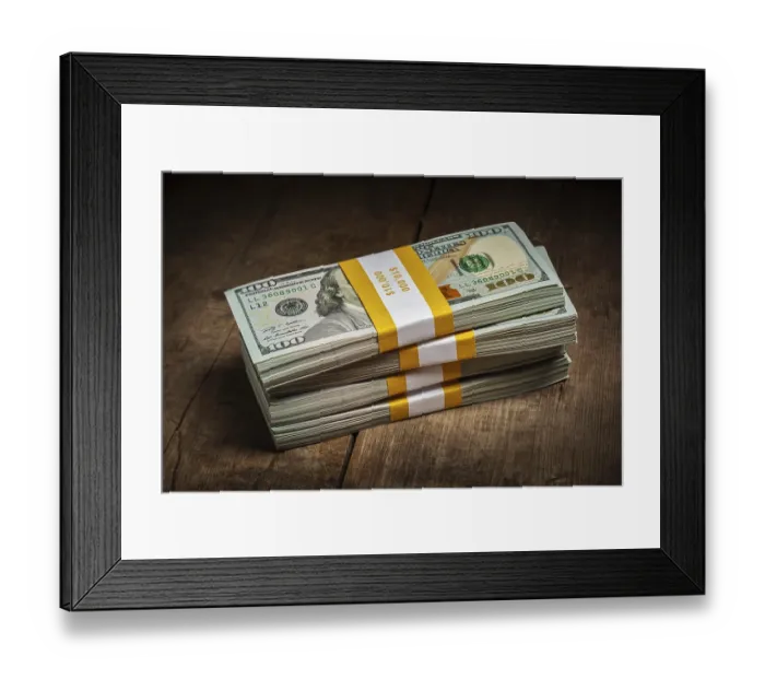 Framed Print : Creative business finance making money concept Framed Print : Creative business finance making money concept