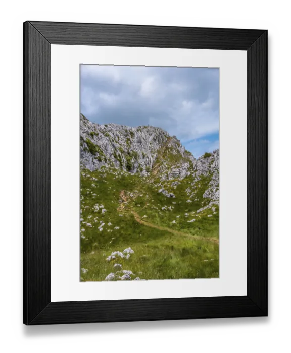 Framed Print : Mount Aizkorri 1523 meters, the highest in Guipuzcoa