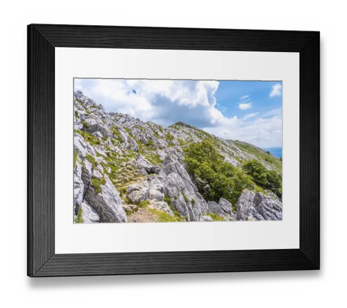 Framed Print : Mount Aizkorri 1523 meters, the highest in Guipuzcoa Framed Print : Mount Aizkorri 1523 meters, the highest in Guipuzcoa