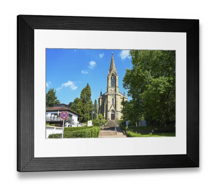 Framed Print : Ev. -luth. Christuskirche, City Church