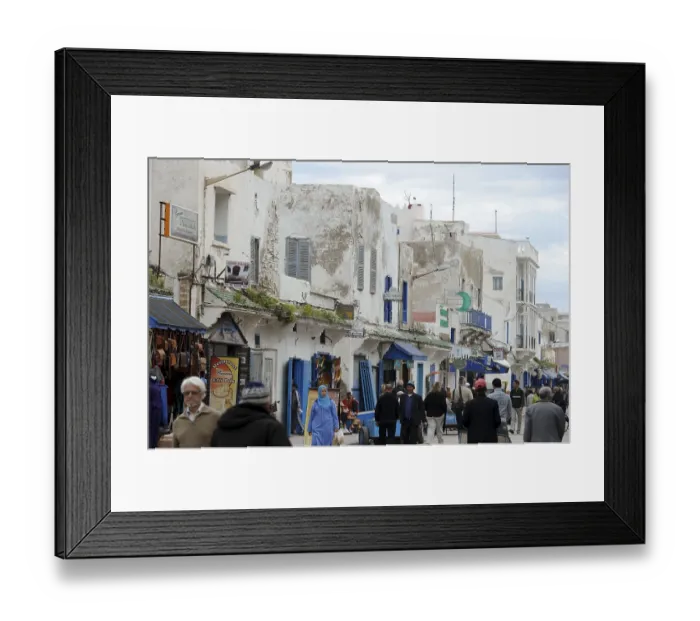Framed Print : Morocco, Medina, Essaouira, Africa