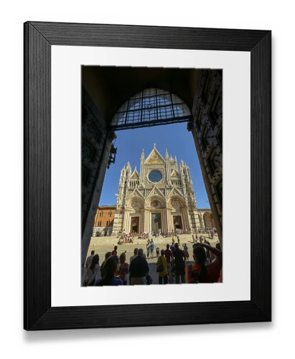 Framed Print : Europe, Tuscany, Siena, Santa Maria Cathedral