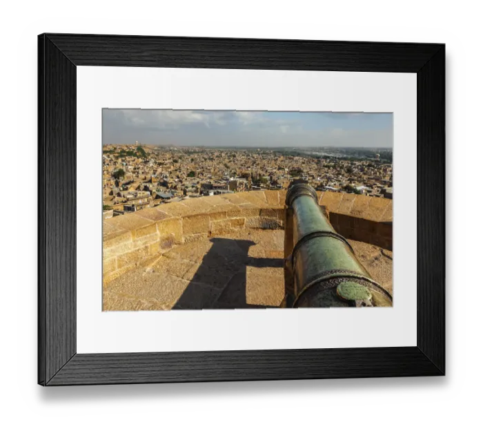 Framed Print : View of Jaisalmer city from Jaisalmer fort