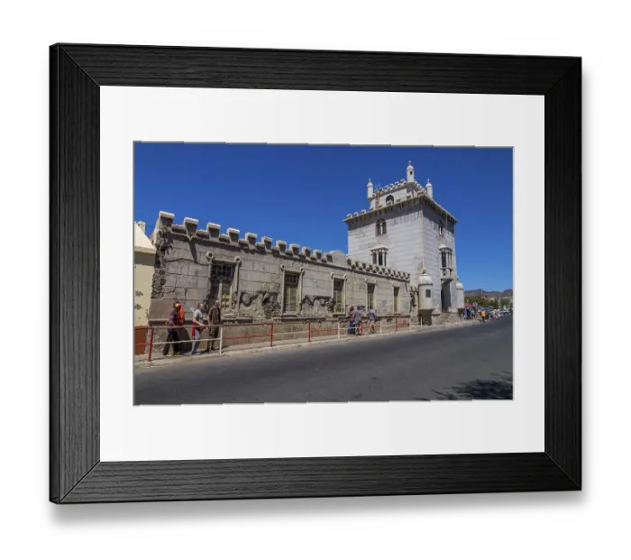 Framed Print : Colonial building with tower. San Vincente