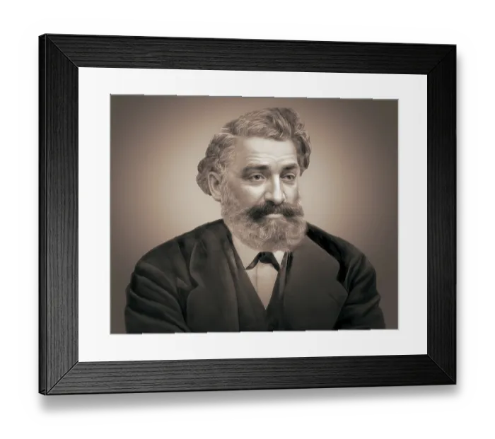 Framed Print : Louis Favre, 1826 - 1879