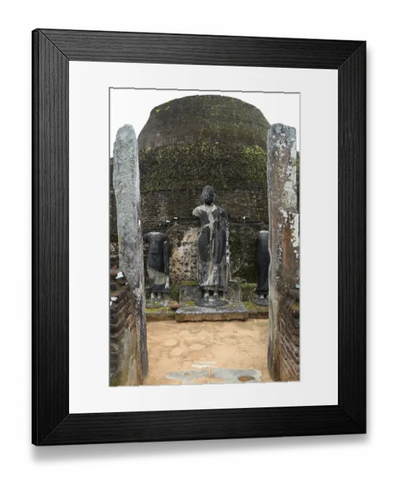 Framed Print : Pabula Vihara temple, UNESCO World Heritage Site