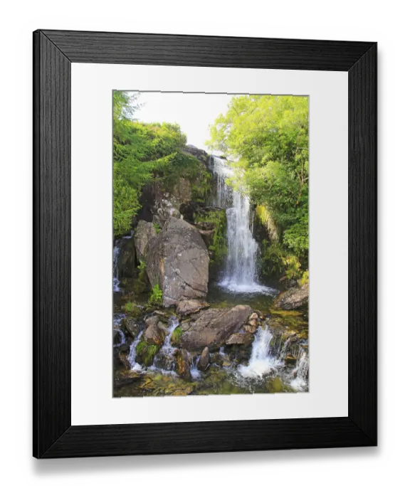 Framed Print : Waterfall at Tanygrisiau, near Blaenau Ffestiniog