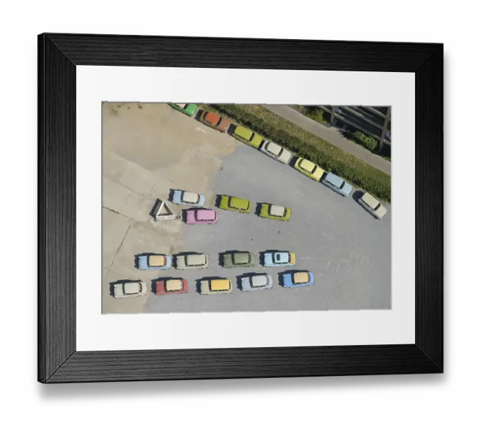 Framed Print : Trabi World, Zimmerstrasse, Wilhelmstrasse