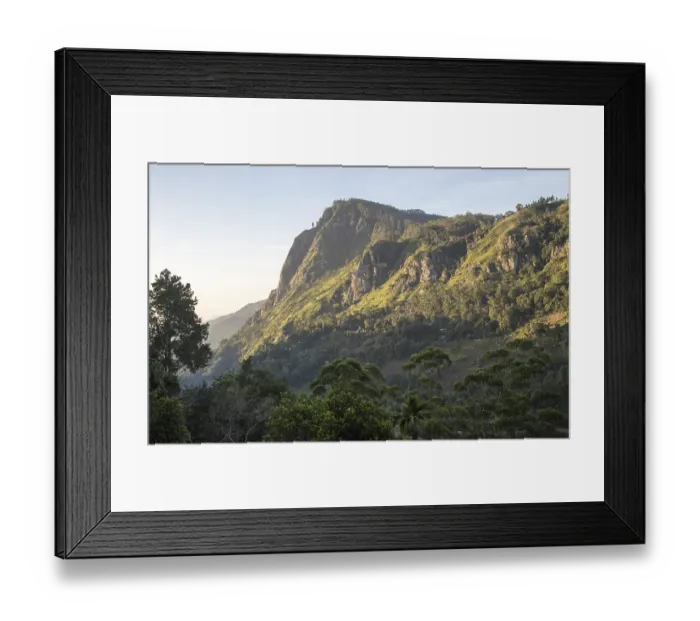 Framed Print : Ella Rock mountain, Ella, Badulla District