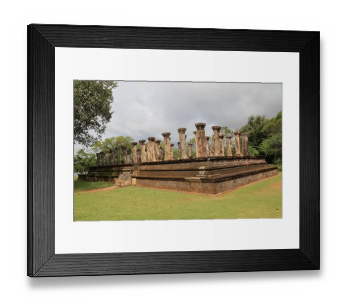 Framed Print : Council Chamber, Island Park, UNESCO World Heritage Site
