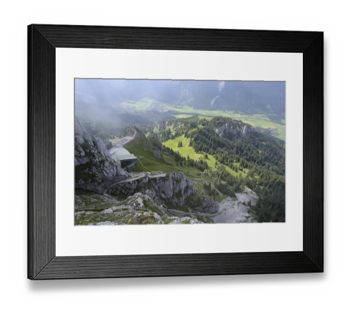 Framed Print : Wendelstein (1838 m), view from the summit Framed Print : Wendelstein (1838 m), view from the summit