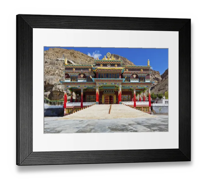 Framed Print : Buddhist monastery in Kaza. Spiti Valley Framed Print : Buddhist monastery in Kaza. Spiti Valley