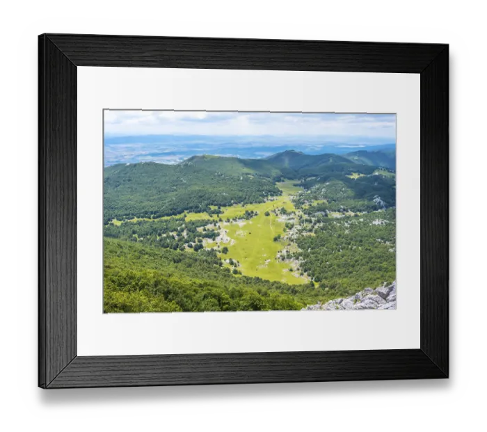 Framed Print : Mount Aizkorri 1523 meters, the highest in Guipuzcoa
