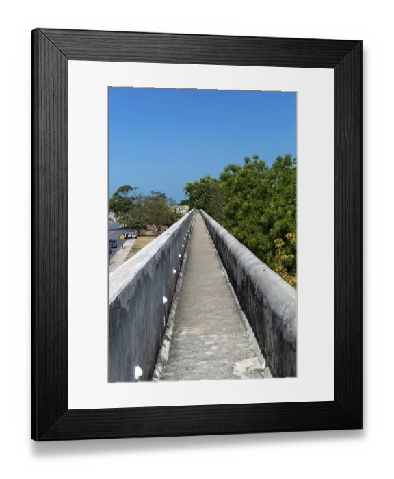 Framed Print : Fortifications Spanish military architecture of city walls