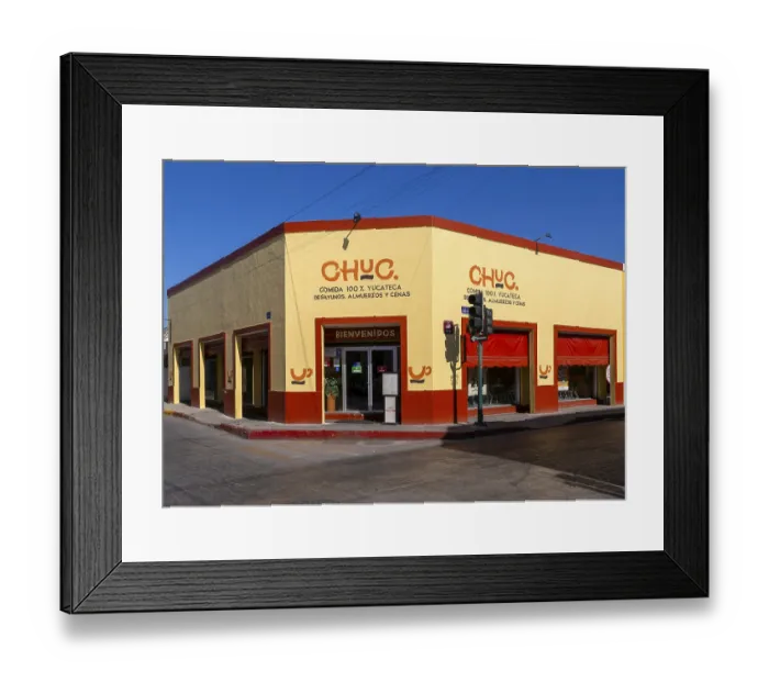 Framed Print : Chuc restaurant Yucatan cuisine