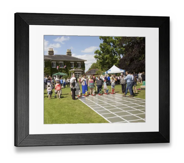 Framed Print : Village summer fete, Bredfield