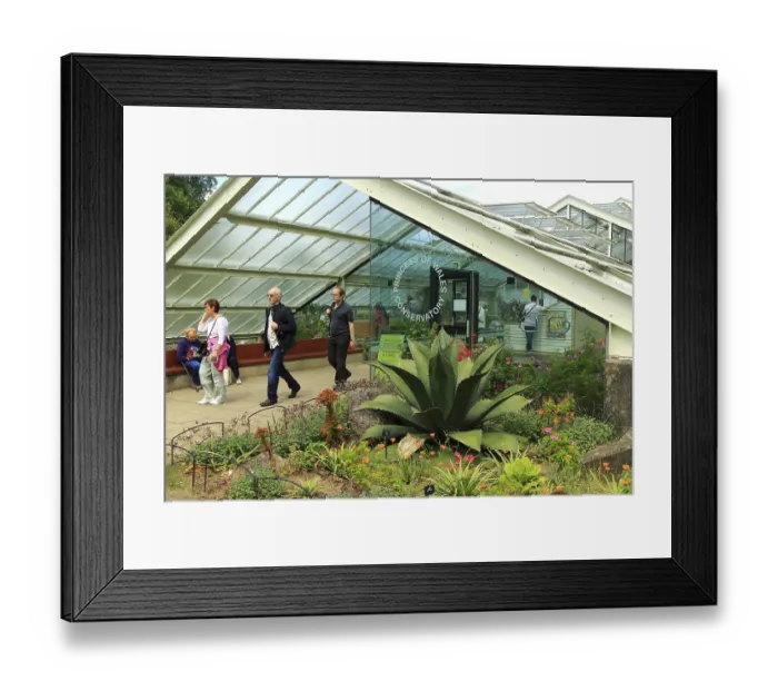 Framed Print : Princess of Wales conservatory entrance
